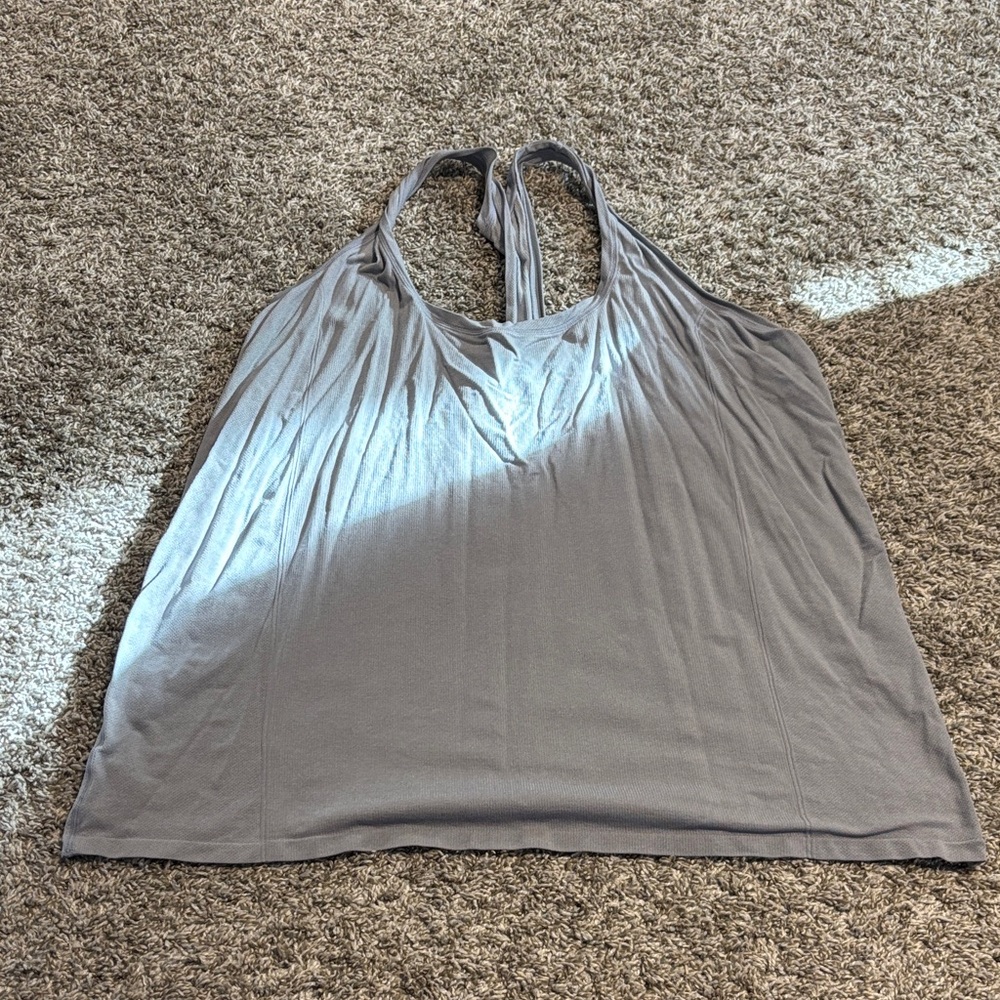 Fabletics Light Gray Women's Tank Top